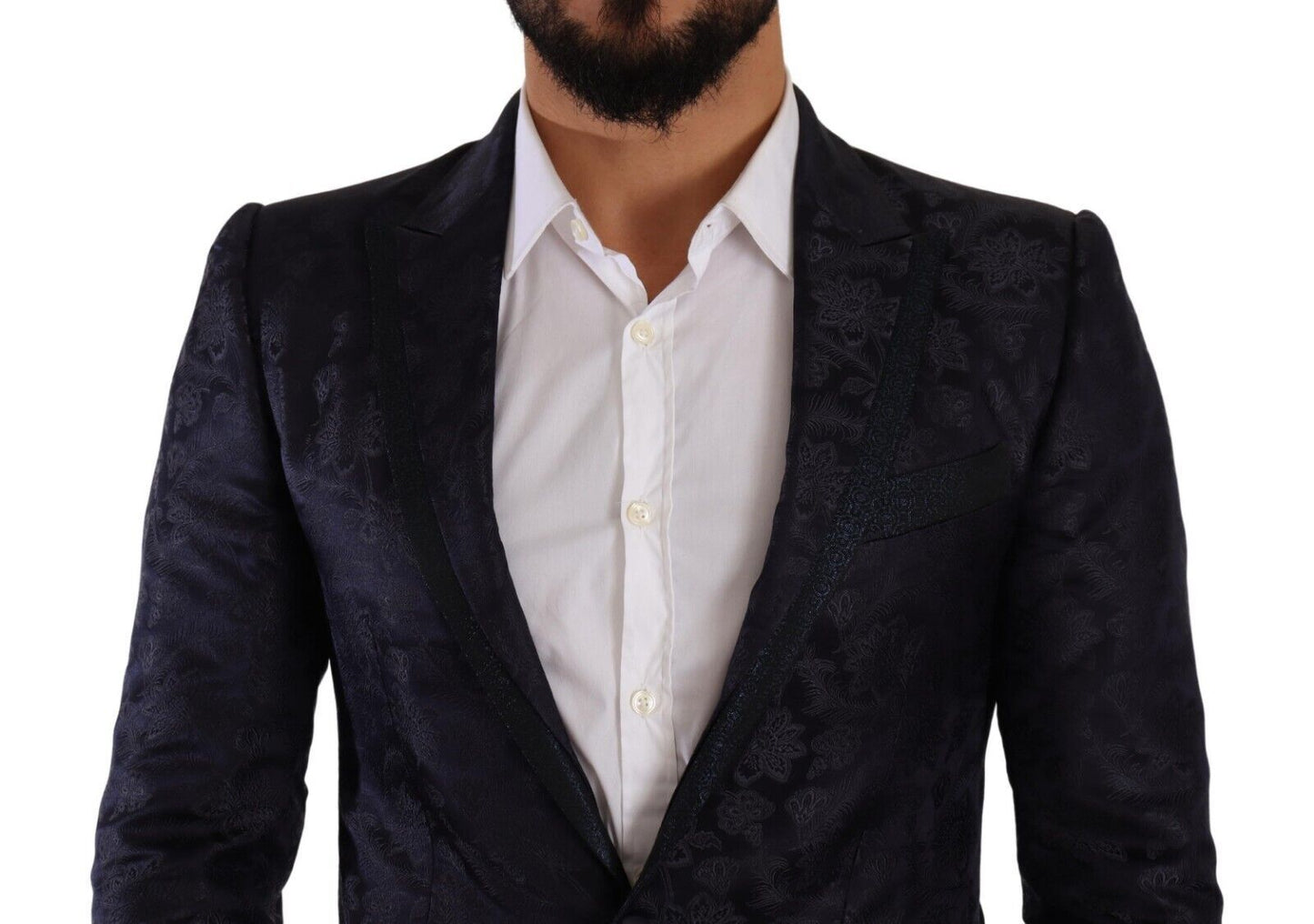- Elegant Dark Blue MARTINI Formal Blazer