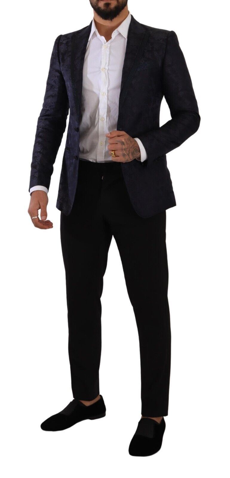 - Elegant Dark Blue MARTINI Formal Blazer