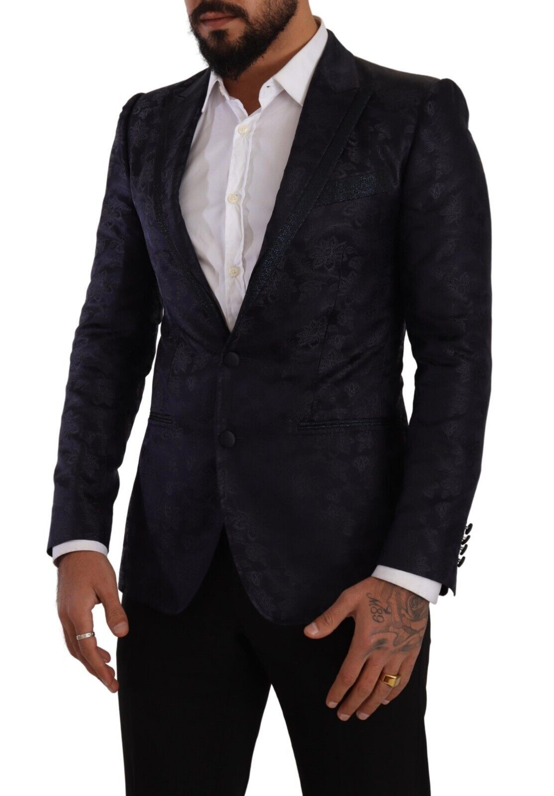 - Elegant Dark Blue MARTINI Formal Blazer