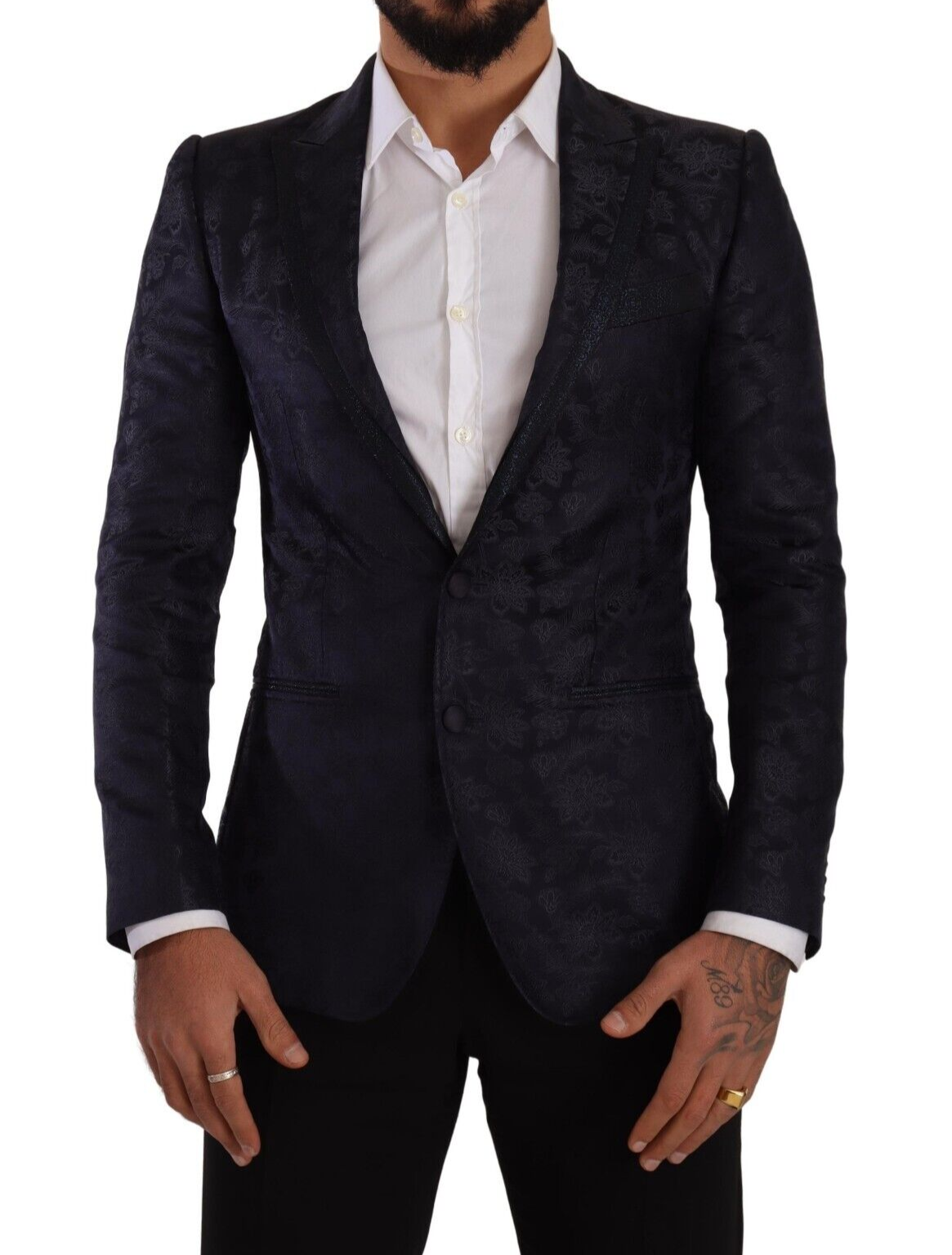 - Elegant Dark Blue MARTINI Formal Blazer