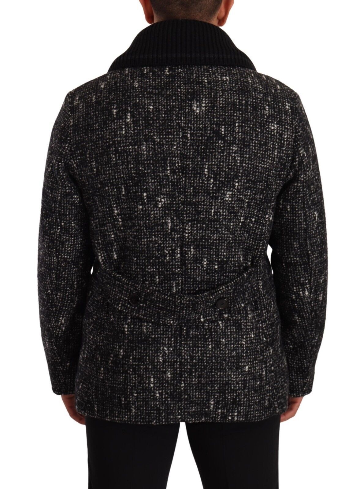 - Chic Double Breasted Wool Blend Overcoat