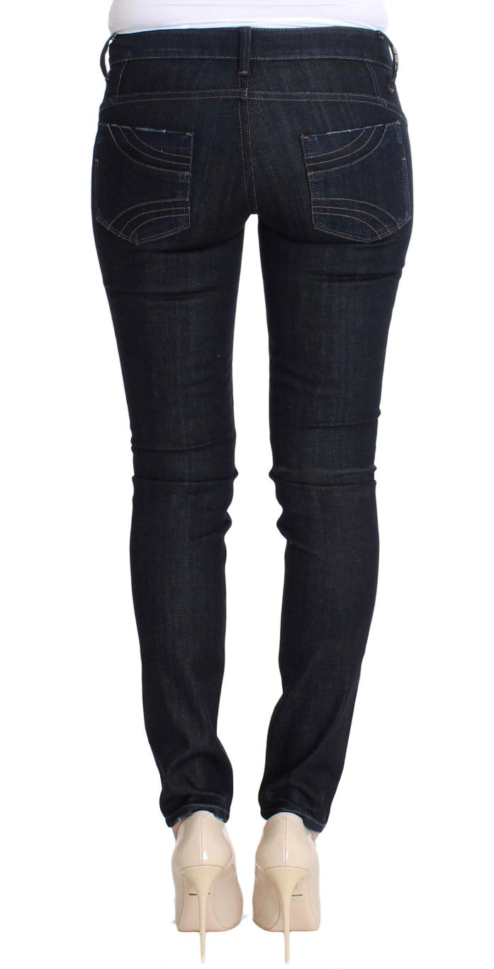 - Chic Slim Fit Skinny Blue Jeans