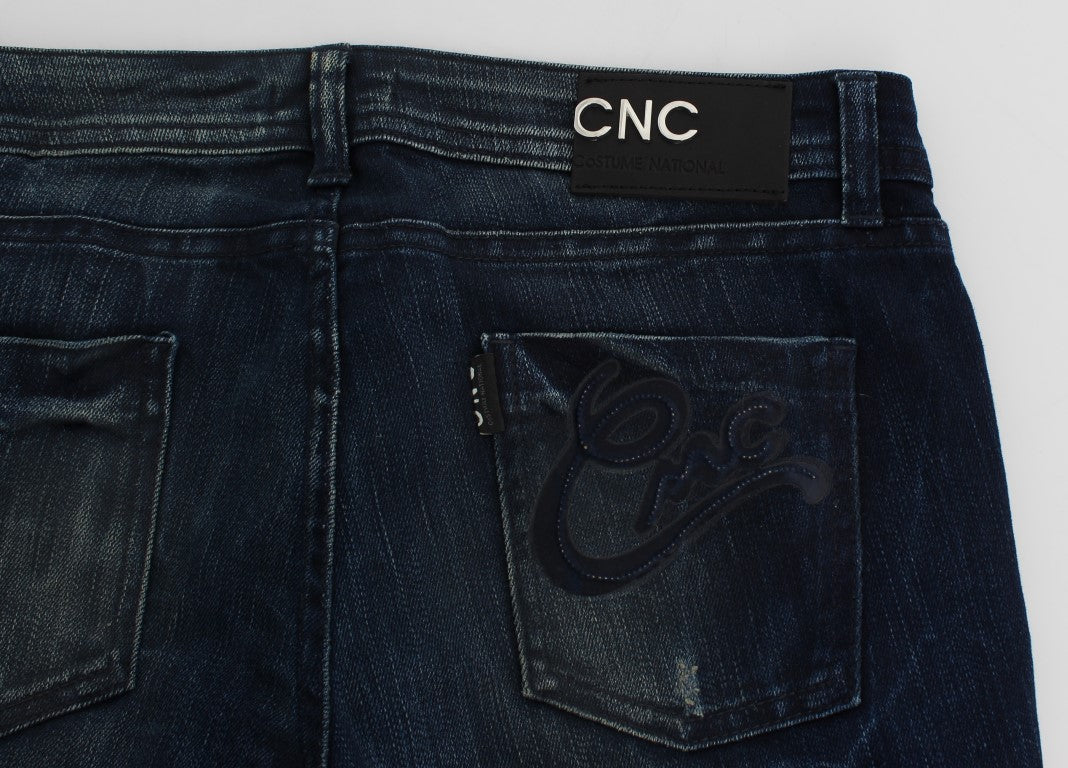 - Chic Slim Fit Skinny Blue Jeans