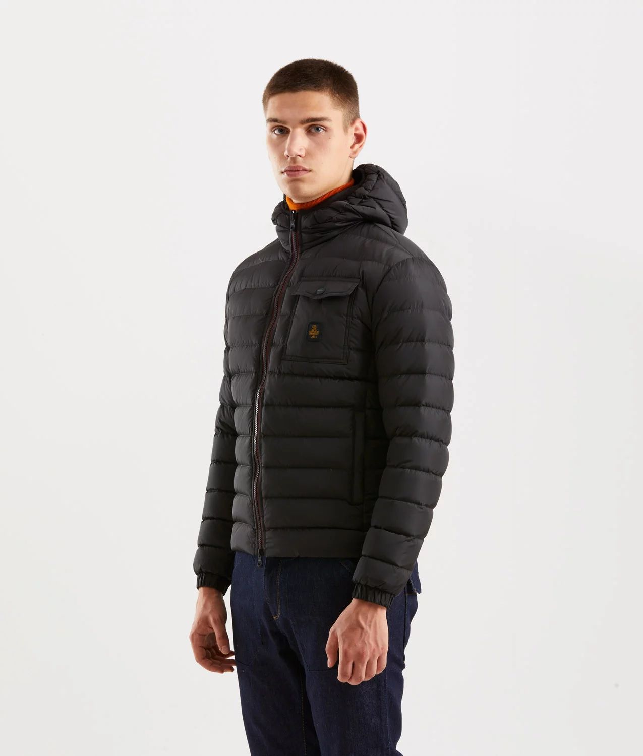 RefrigiWear Hooded Down Jacket – Black