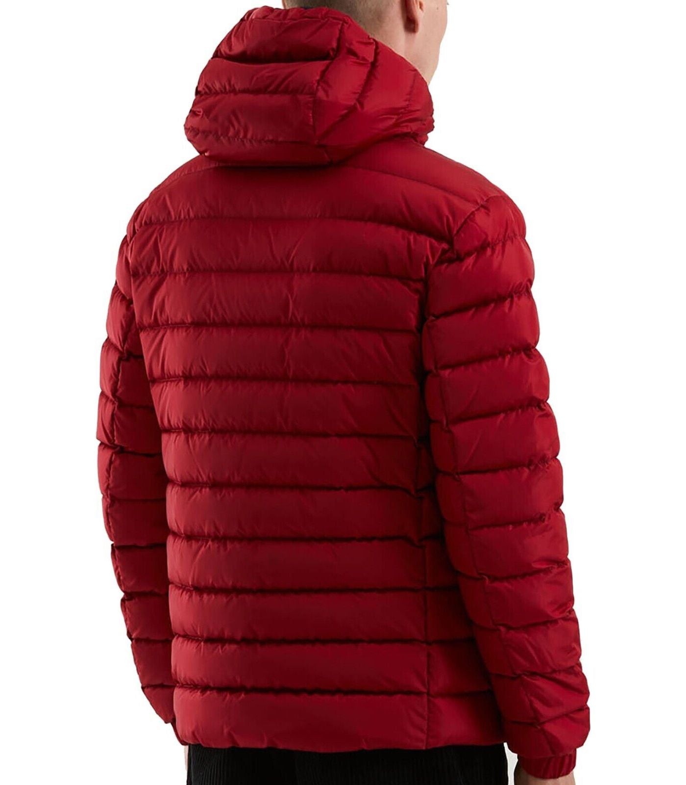 RefrigiWear Men’s Hooded Down Jacket – Red