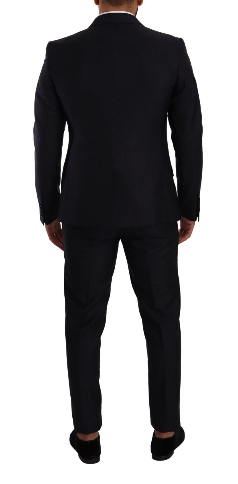 - Elegant Slim Fit Wool Silk Cashmere Men's Suit