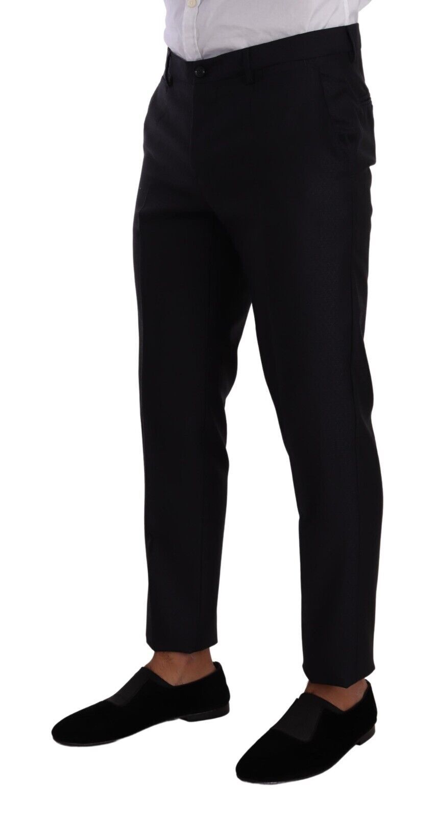 - Elegant Slim Fit Wool Silk Cashmere Men's Suit
