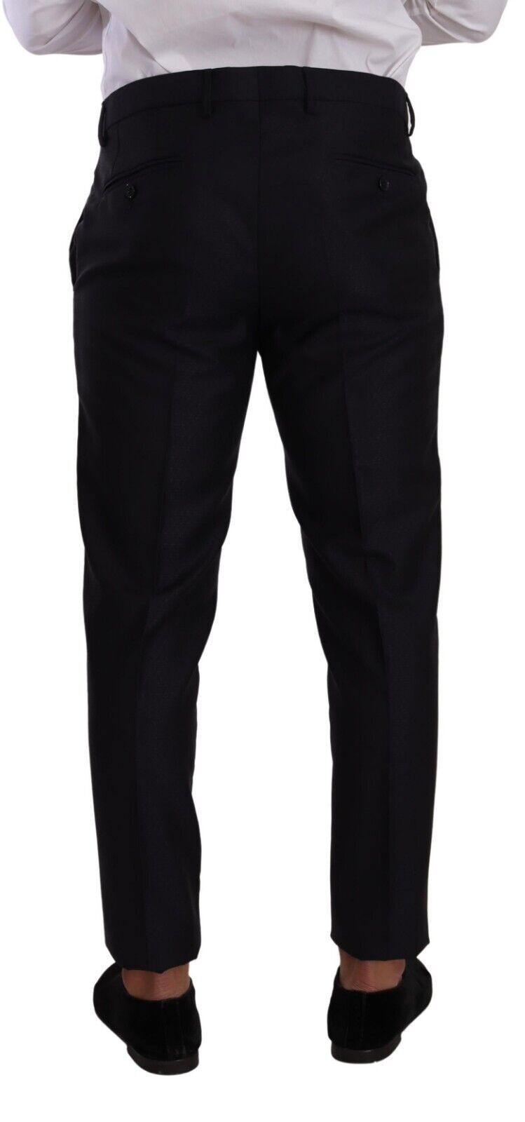 - Elegant Slim Fit Wool Silk Cashmere Men's Suit