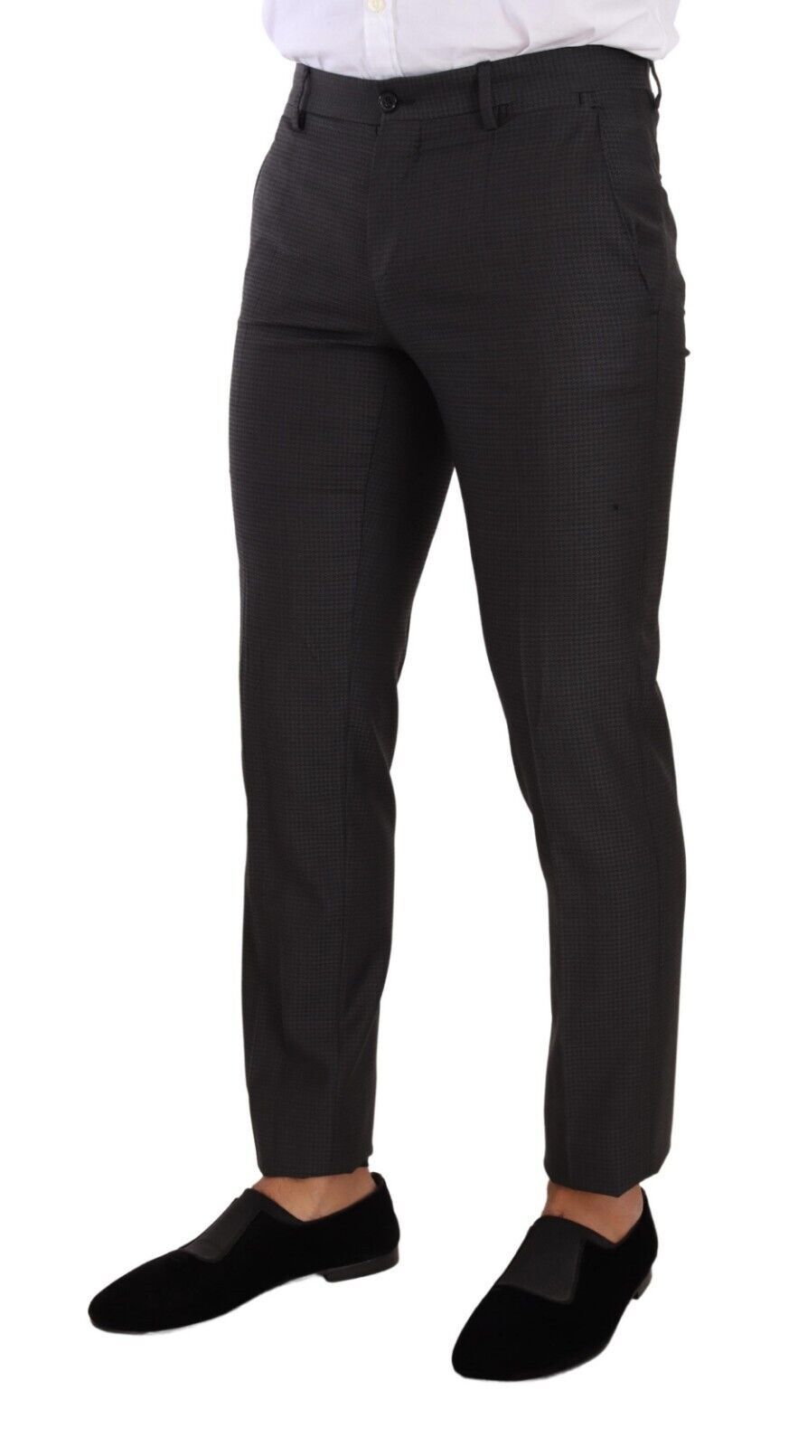 - Elegant Black Wool Martini Suit