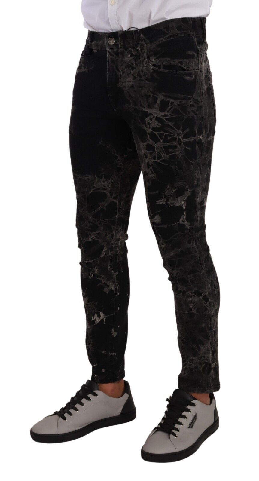 - Slim Fit Patterned Skinny Jeans