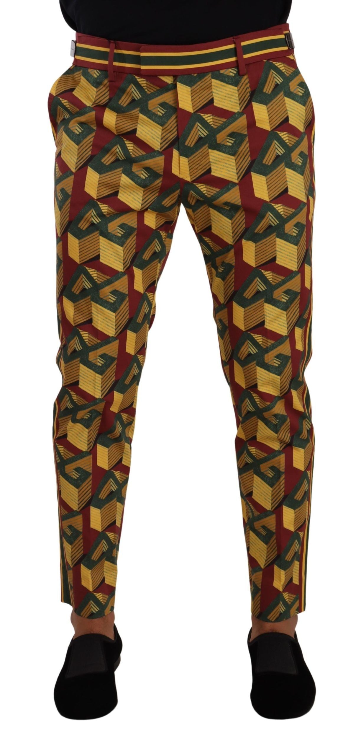 - Elegant Multicolor Tapered Pants for Men