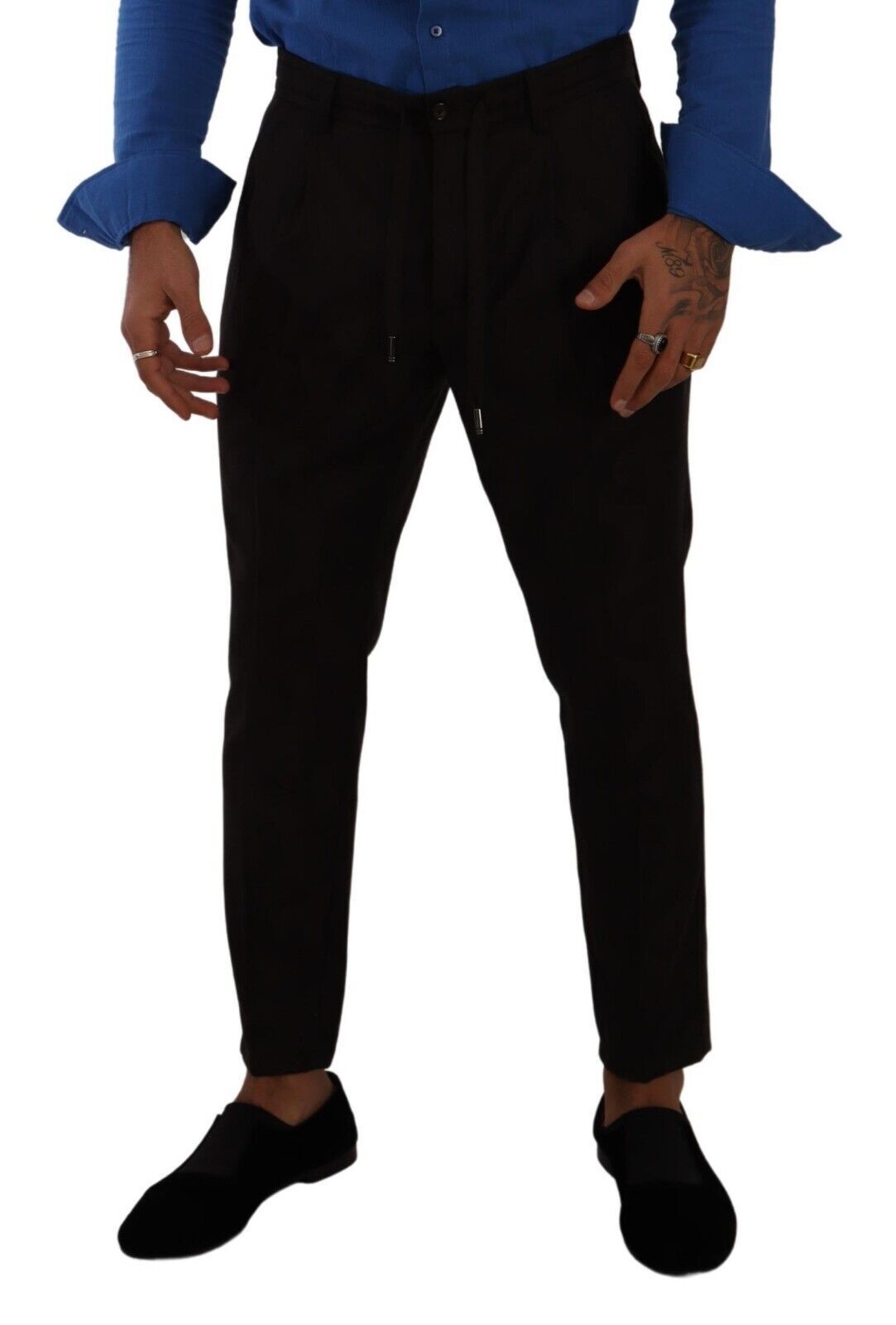 - Elegant Burgundy Wool Jogger Pants