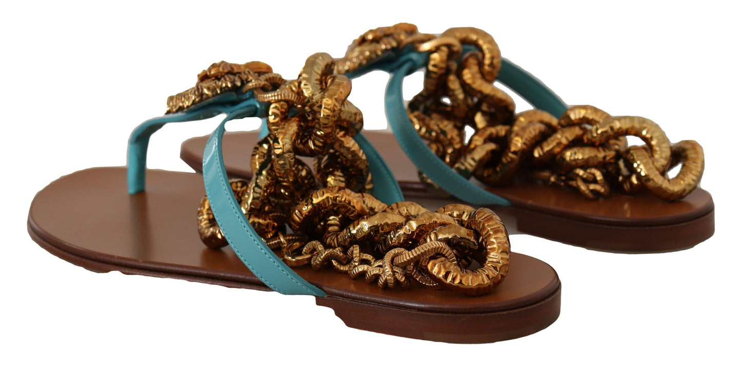 - Chic Gladiator Flats with Heart Devotion Detail