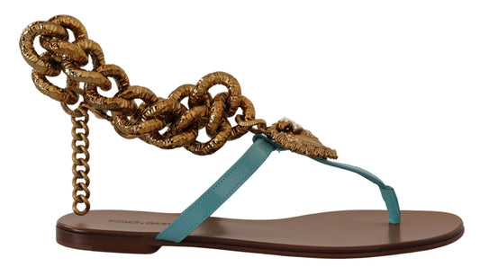 - Chic Gladiator Flats with Heart Devotion Detail