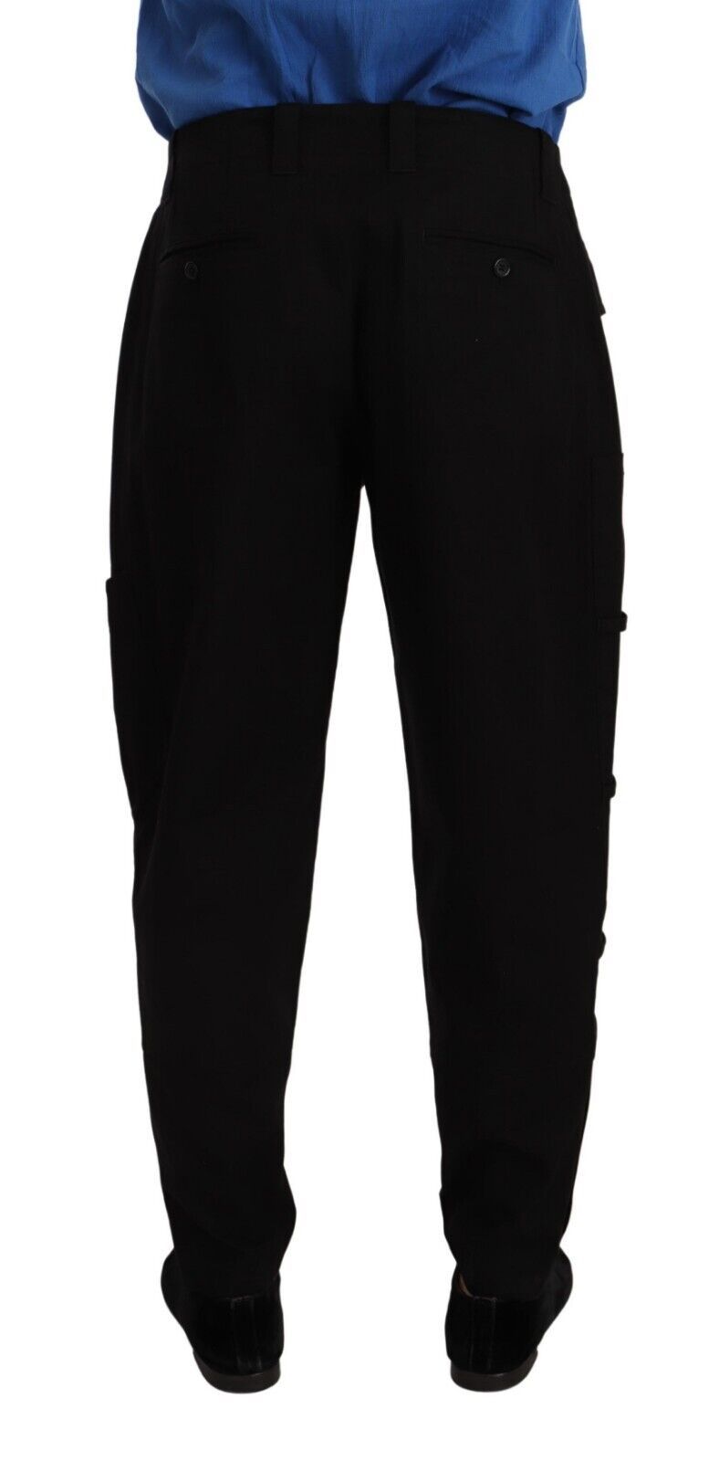 - Chic Black Cargo Pants with Stretch Comfort