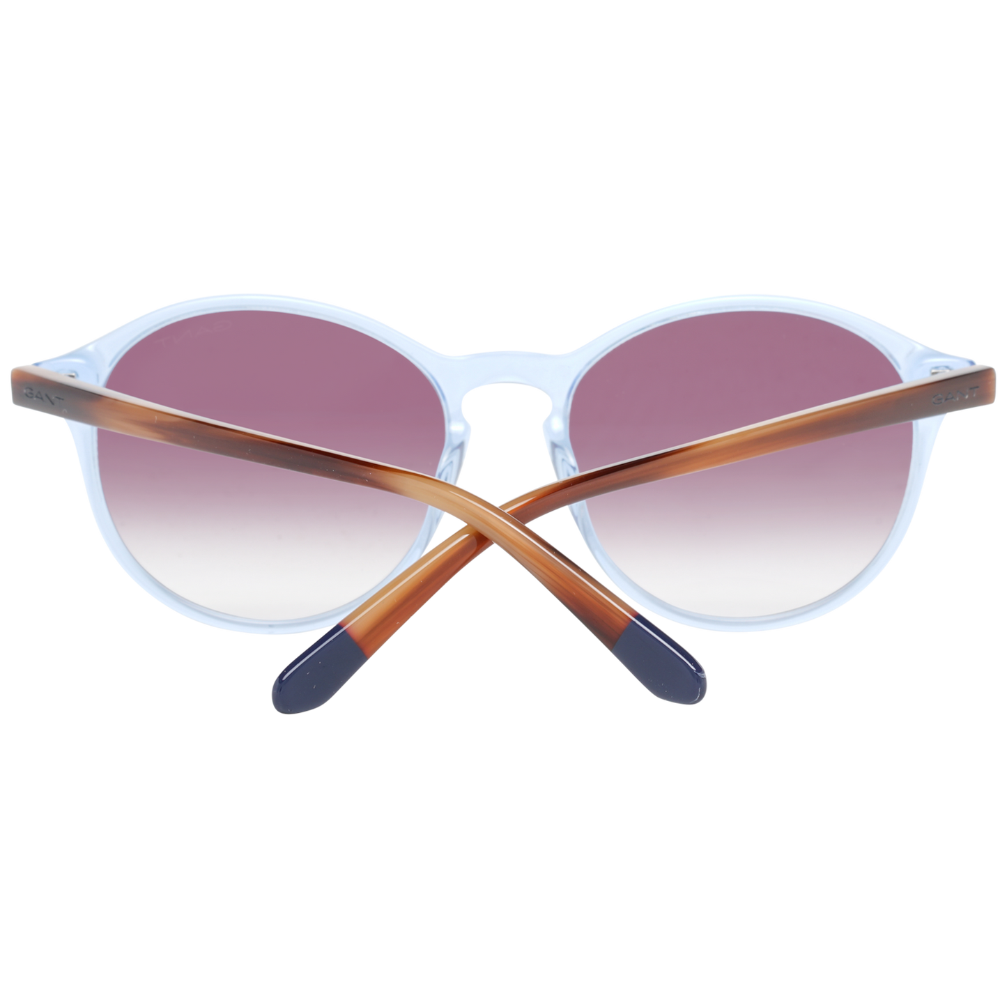 Gant Blue Round Women Sunglasses with Brown Gradient Lenses