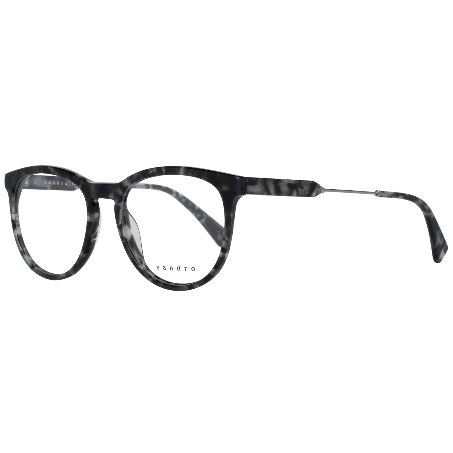 Sandro Gray Men’s Optical Frames – Square Full-Rim Design