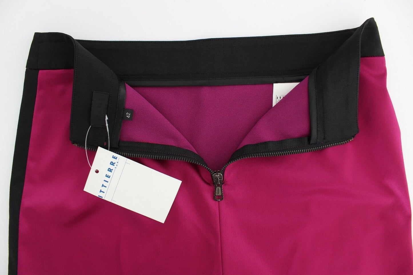 - Elegant Pencil Skirt in Black and Pink
