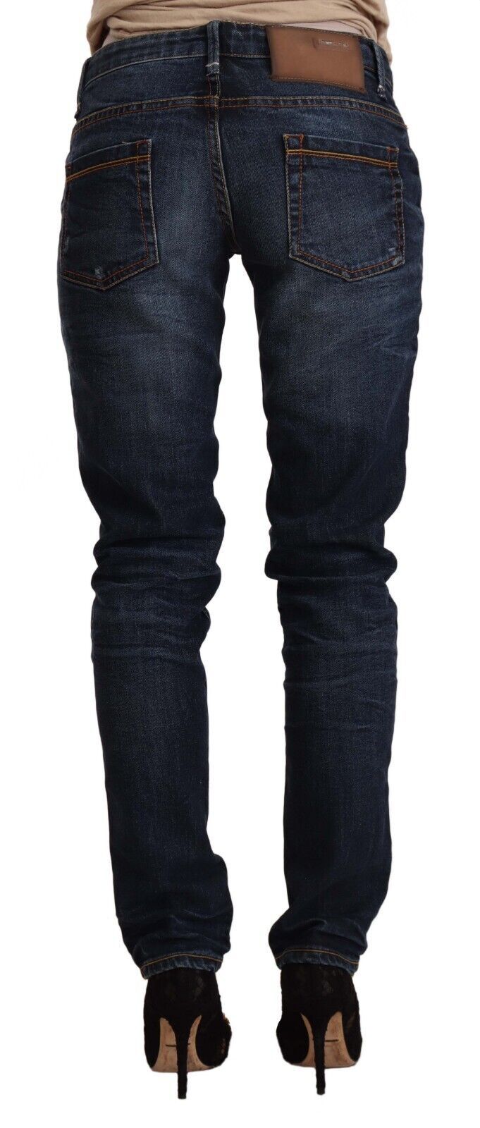 - Chic Slim Fit Low Waist Skinny Denim