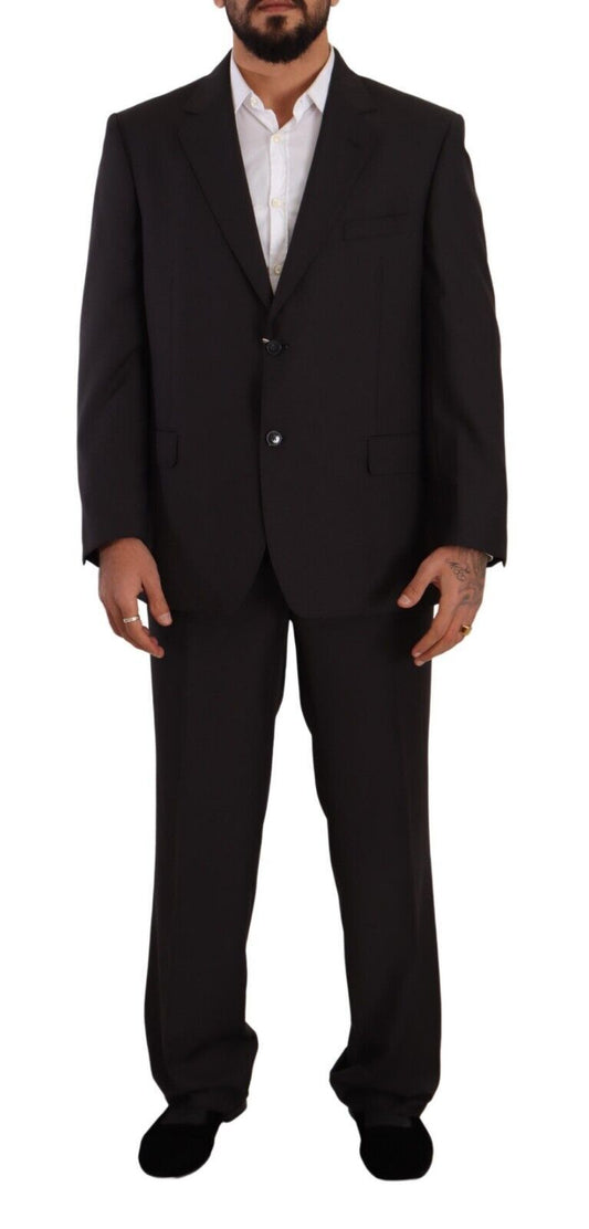 - Elegant Grey Two-Piece Suit for Men