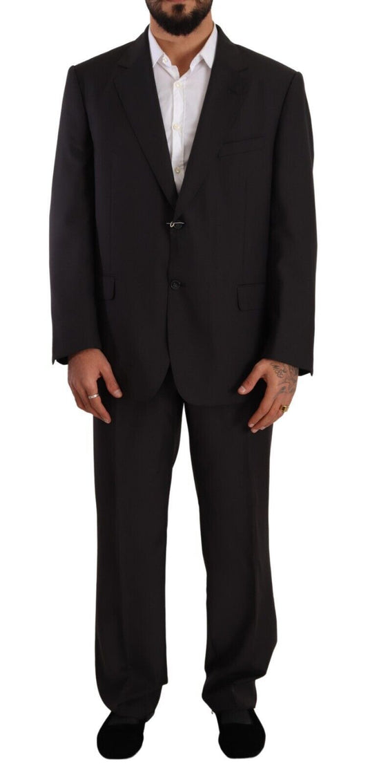 - Elegant Gray Two-Piece Regular Fit Suit