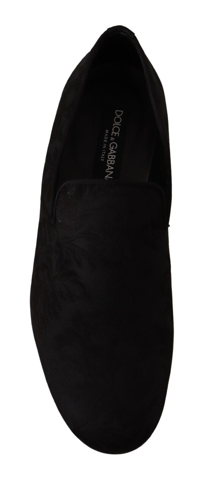 - Elegant Jacquard Slide On Loafers Flats