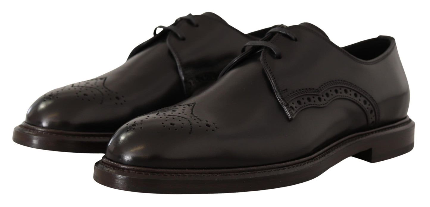 - Elegant Black Derby Dress Shoes