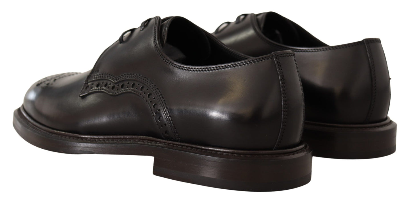 - Elegant Black Derby Dress Shoes