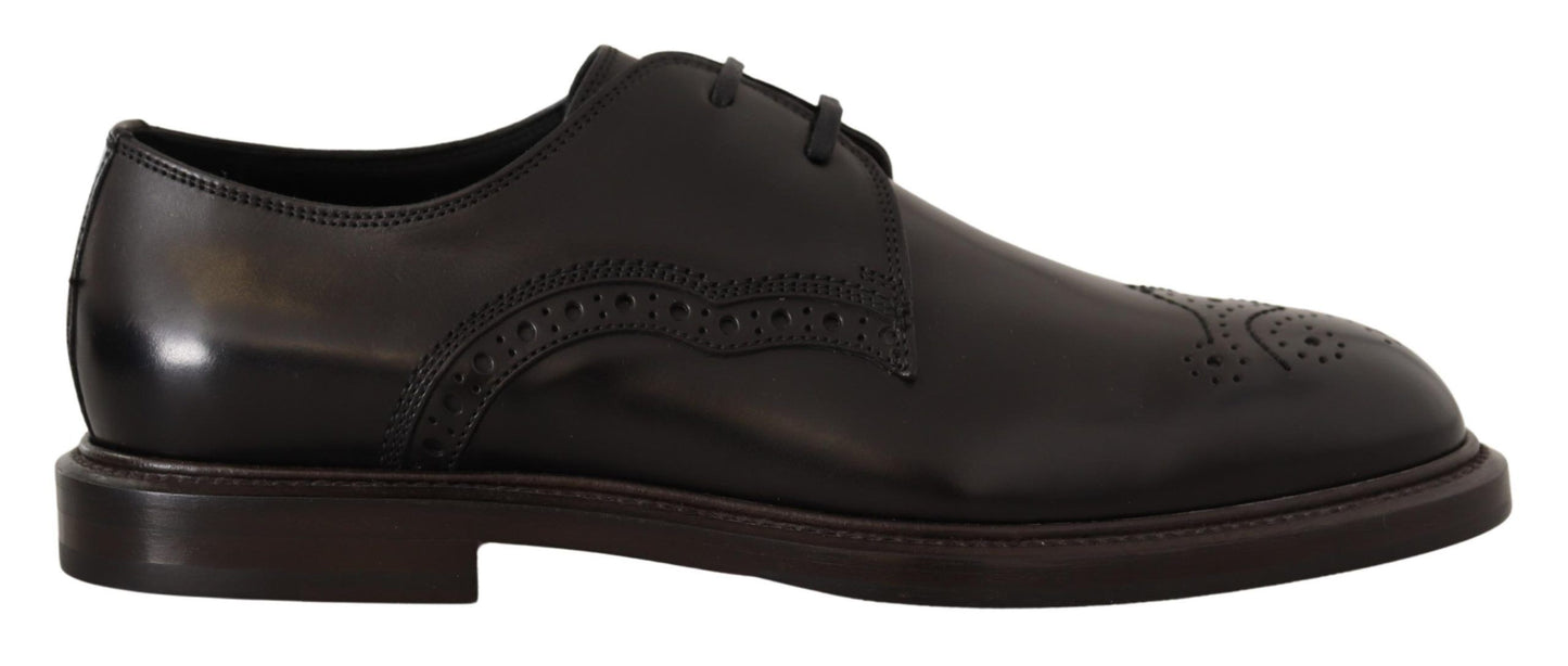 - Elegant Black Derby Dress Shoes