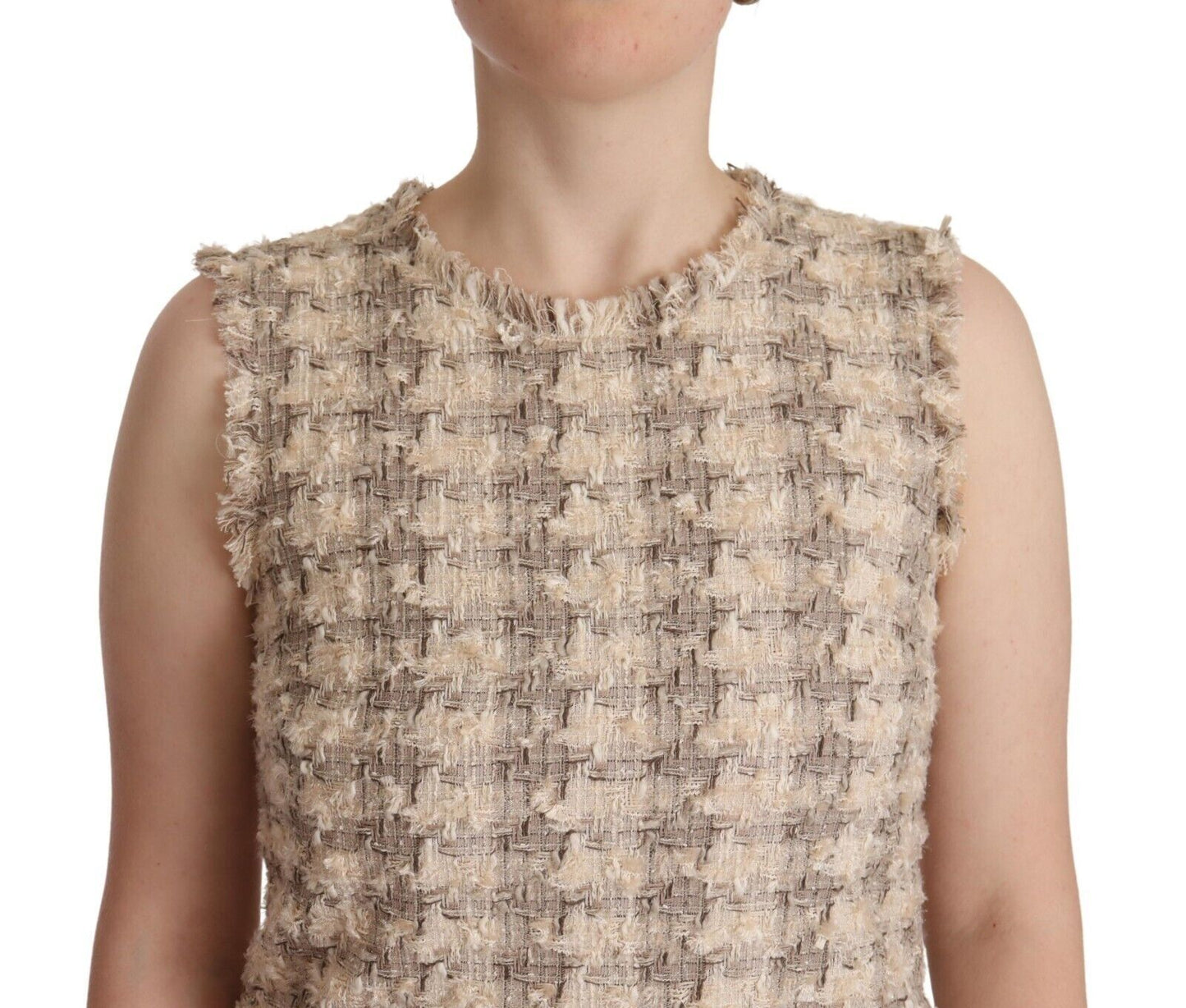 - Chic Checkered Shift Mini Dress