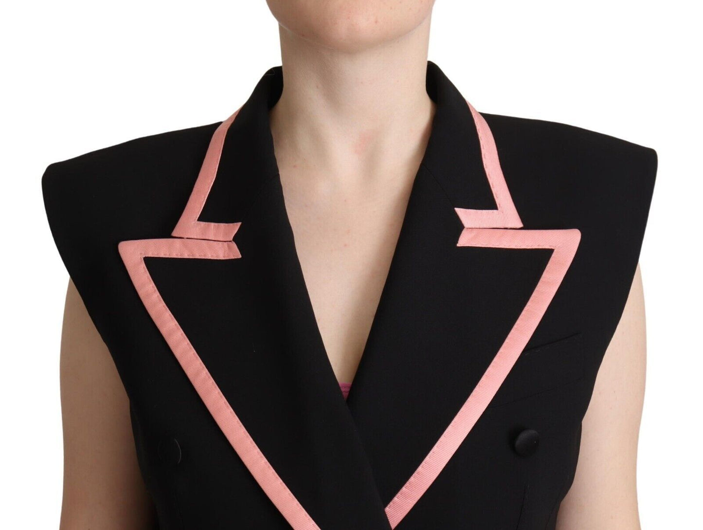Dolce & Gabbana Sleeveless Wool Blend Jumpsuit by Dolce & Gabbana