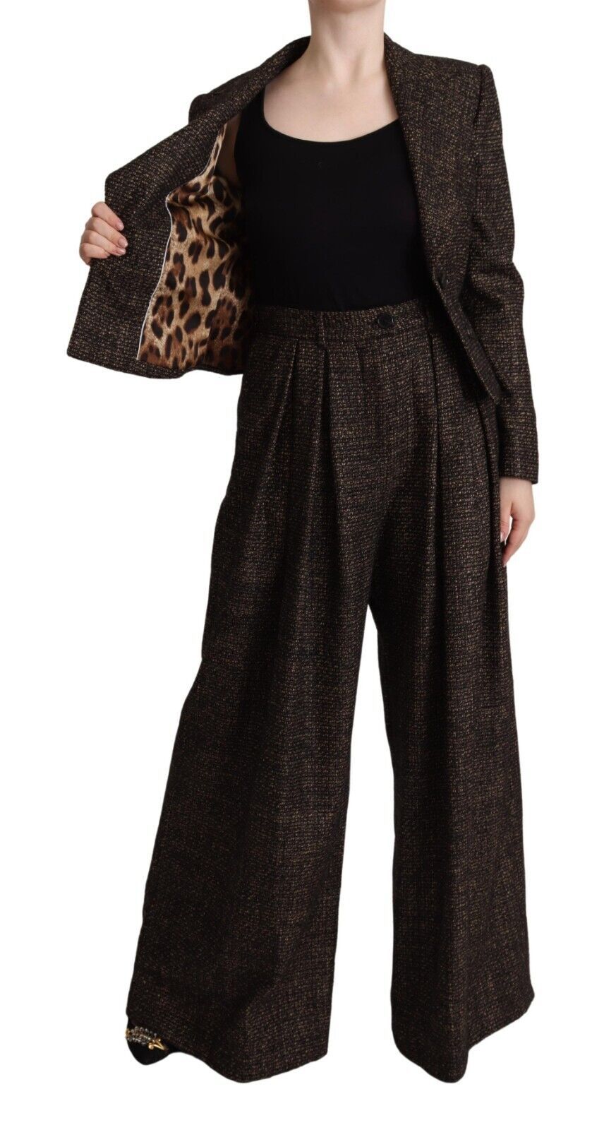 - Chic Wool Blend Suit Set