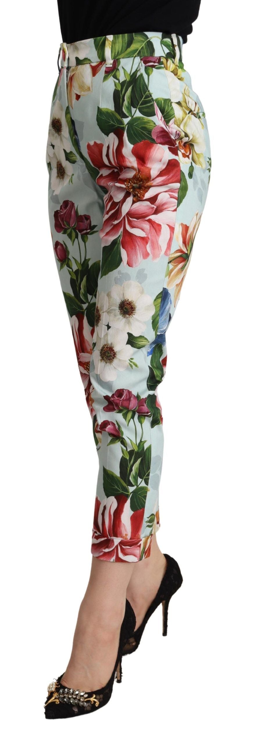 - Elevate Your Chic with Floral Tapered Pants