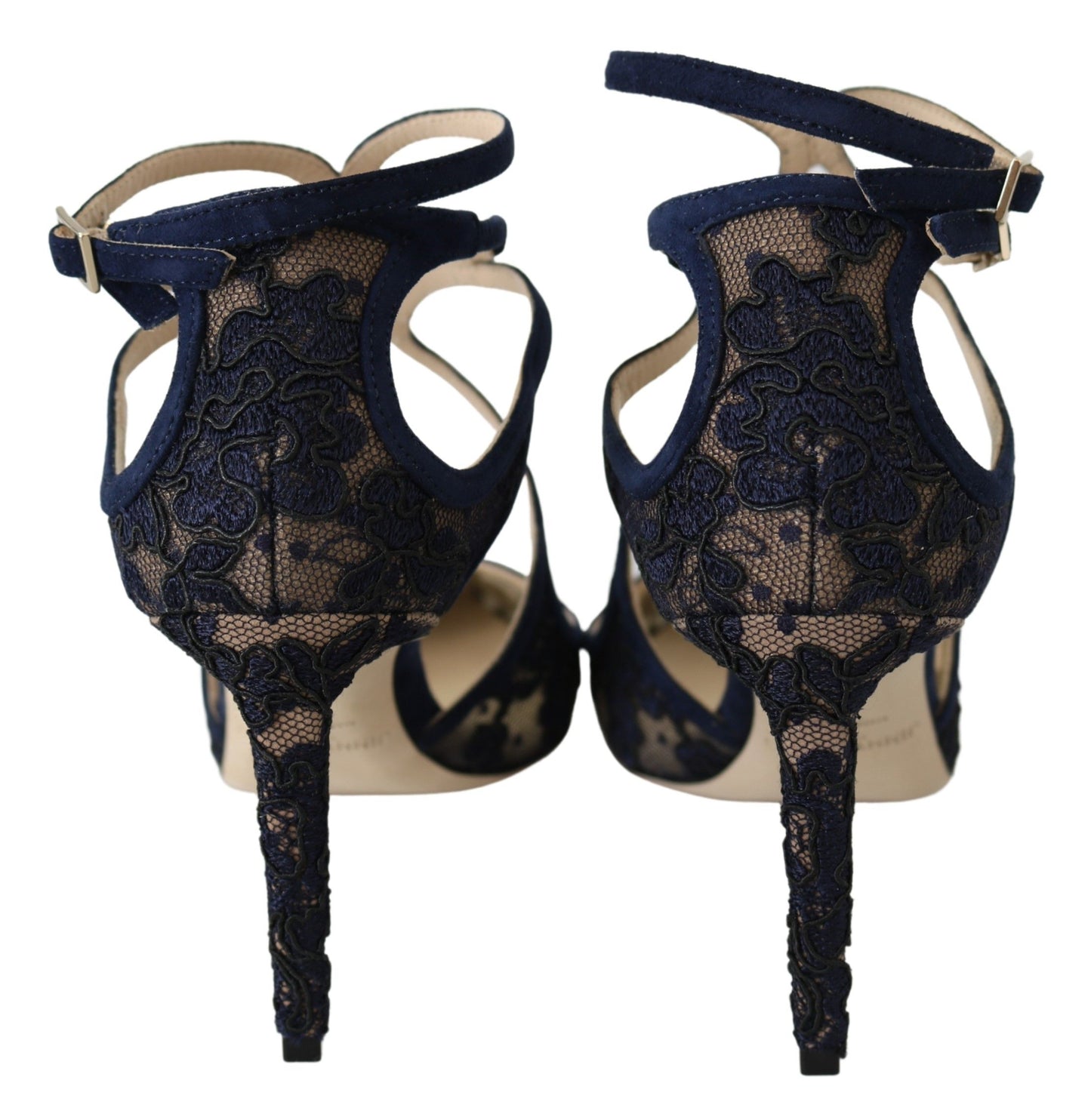 Jimmy Choo Navy Lancer Leather Pumps - Luxury Redefined