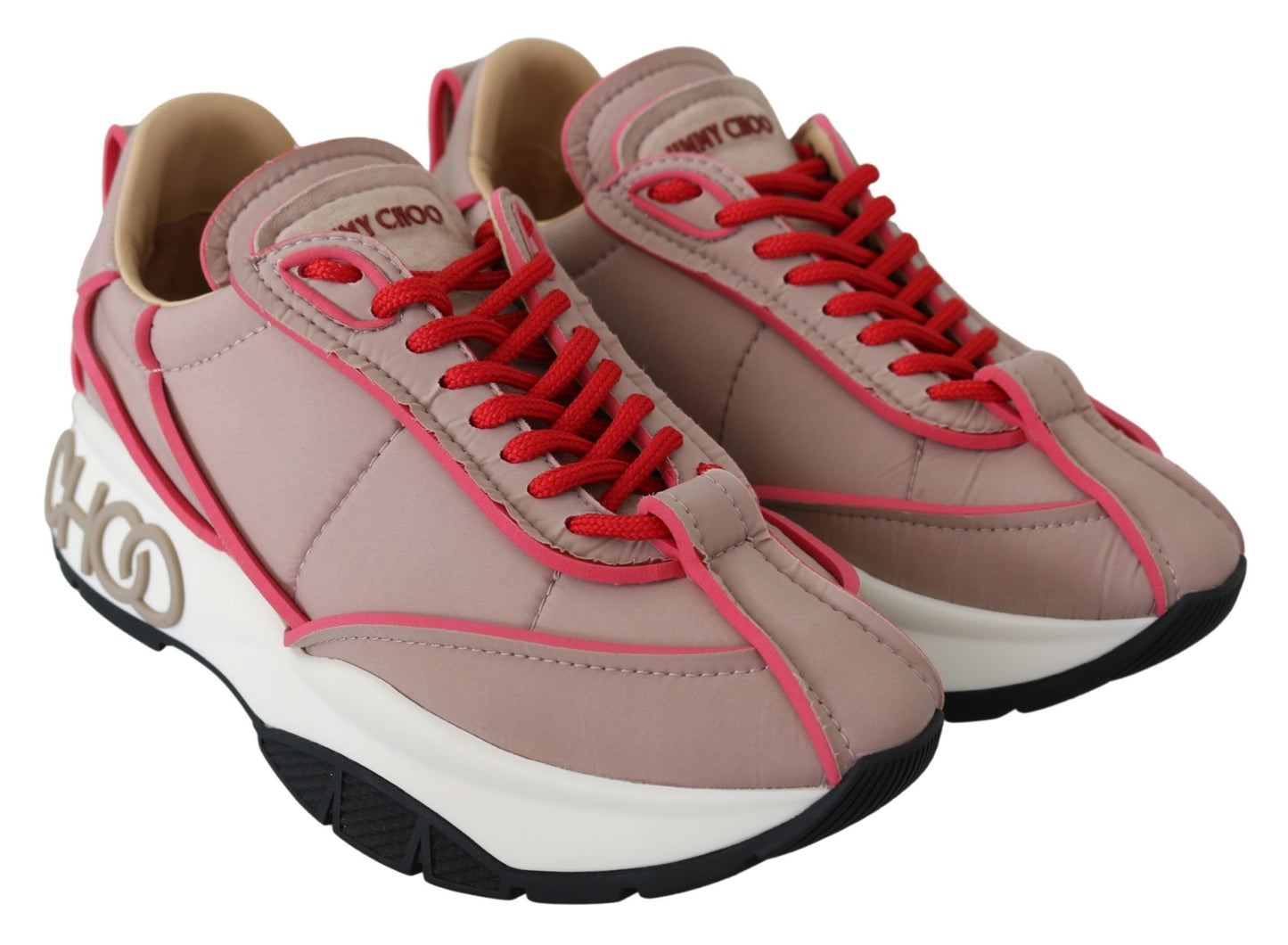 - Ballet Pink Padded Sneakers