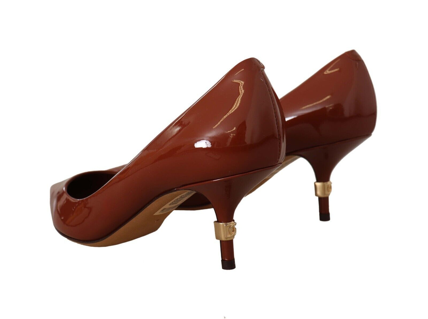 - Elegant Patent Leather Heels Pumps