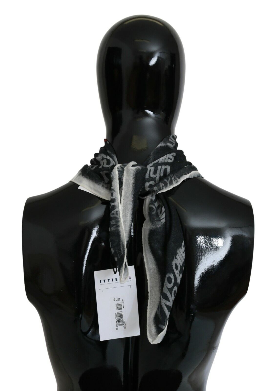 - Monochrome Wool-Blend Scarf Bandana