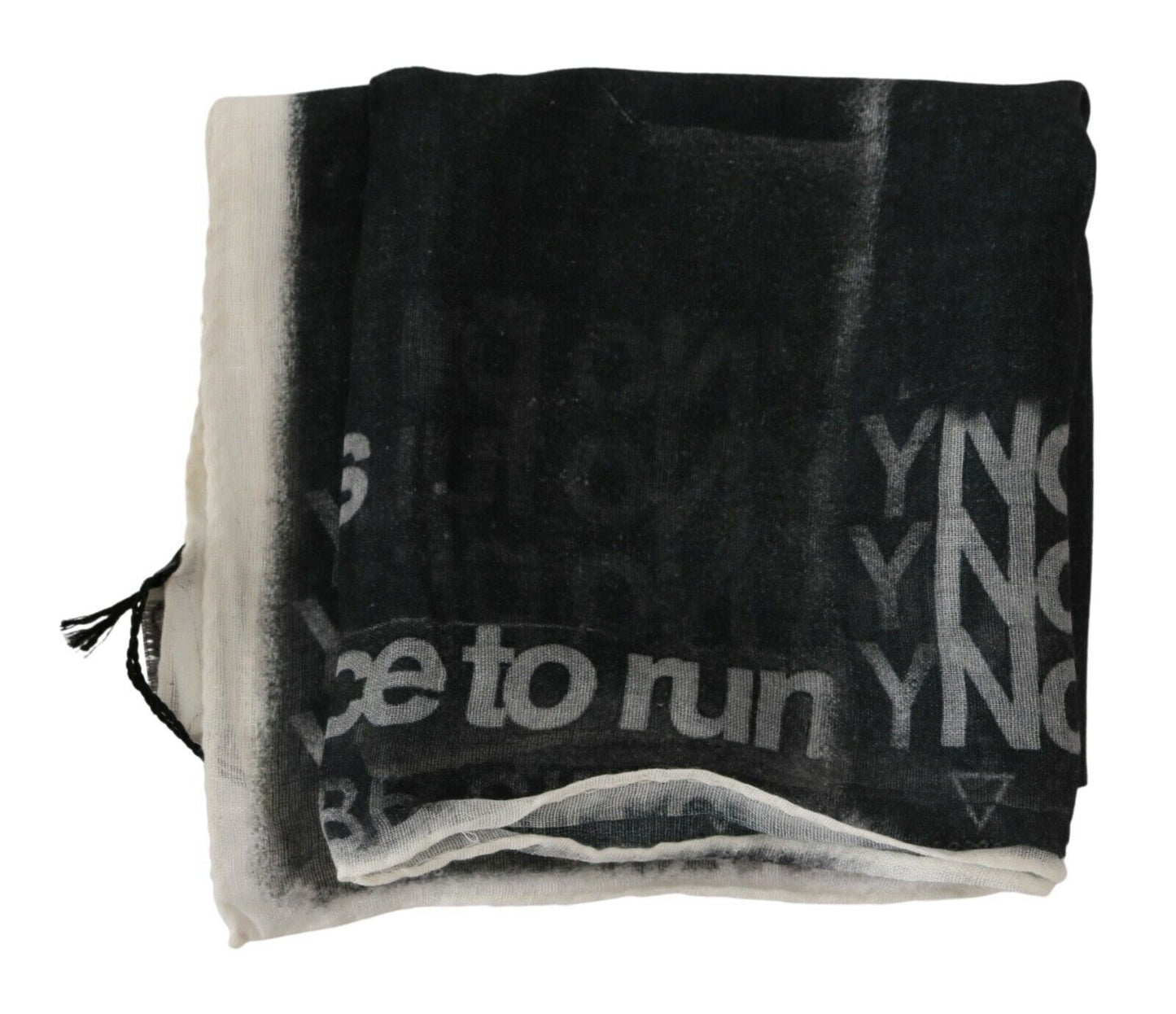 - Monochrome Wool-Blend Scarf Bandana