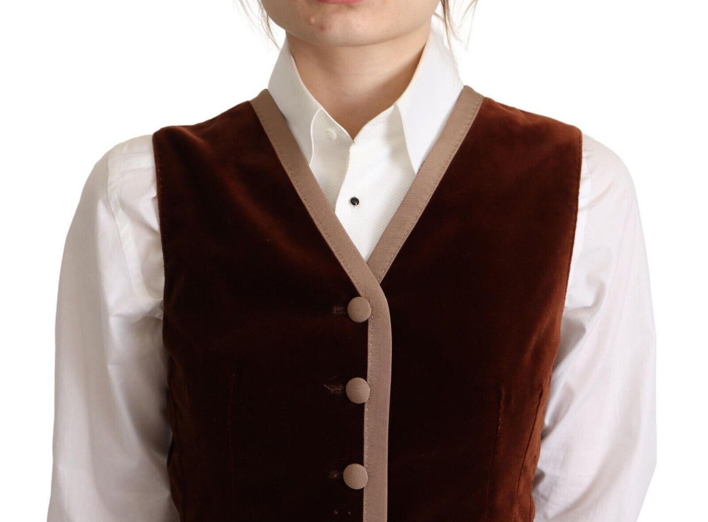 - Elegant Bordeaux Velvet Sleeveless Top