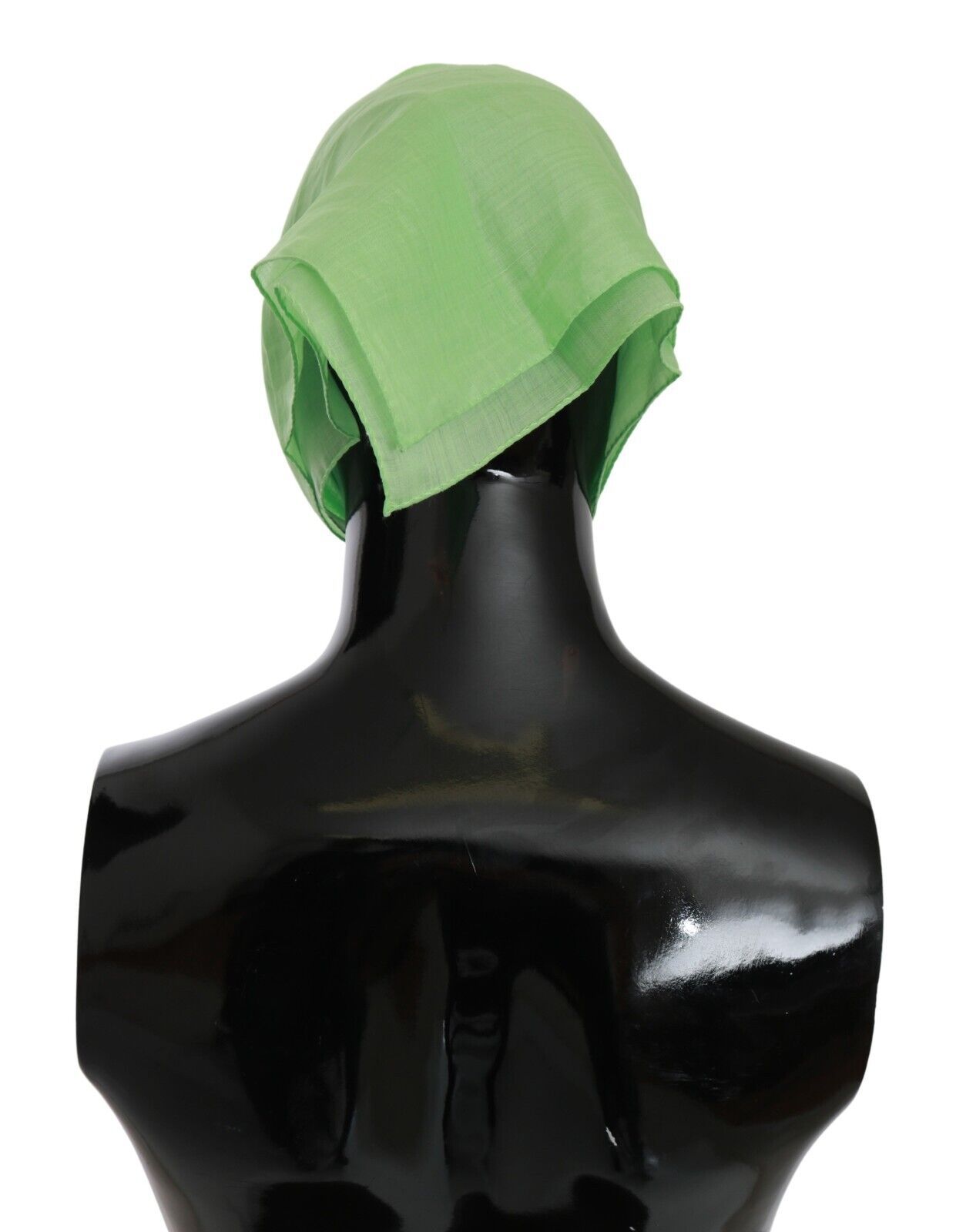 - Elegant Apple Green Linen Scarf