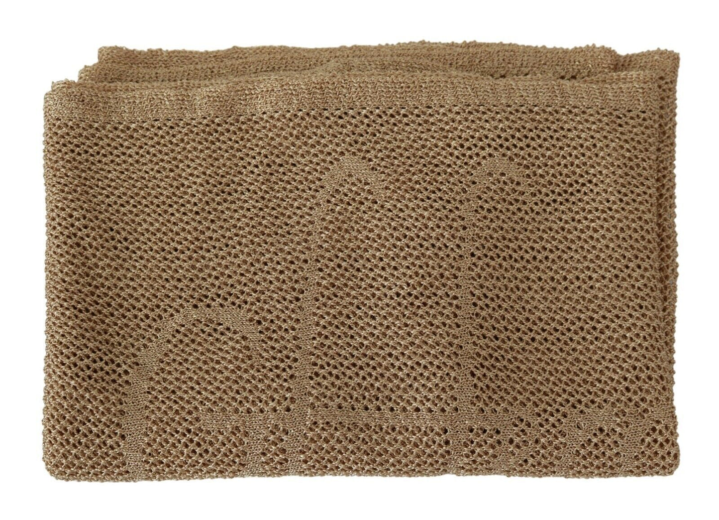 GF Ferre Men's Brown Neck Wrap Shawl Scarf - Elegance Redefined