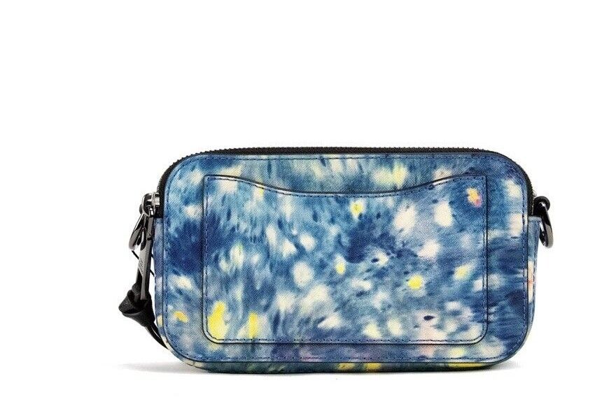 Marc Jacobs The Snapshot Bag - Watercolor Blue Printed Leather Shoulder Bag