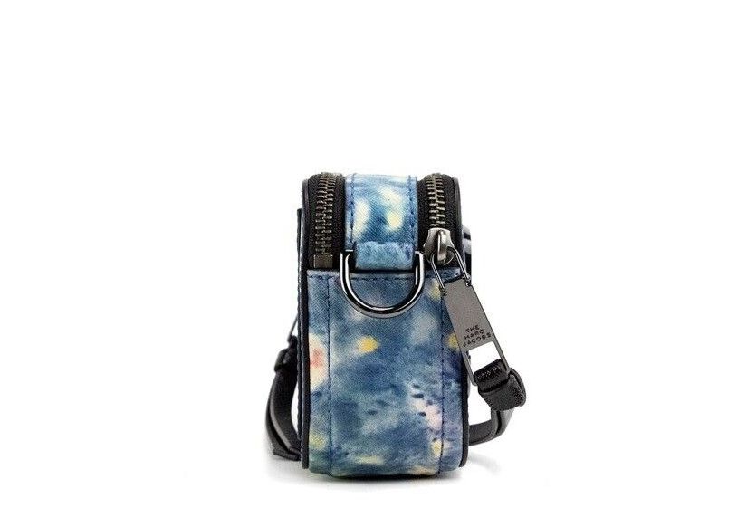 - The Snapshot bag Watercolor Blue Printed Leather Shoulder Bag Purse