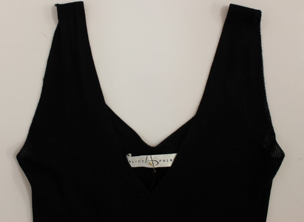 - Chic Monochrome Knitted Dress