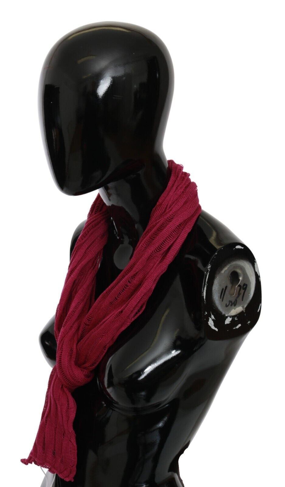 - Bordeaux Elegance Foulard Shawl Scarf