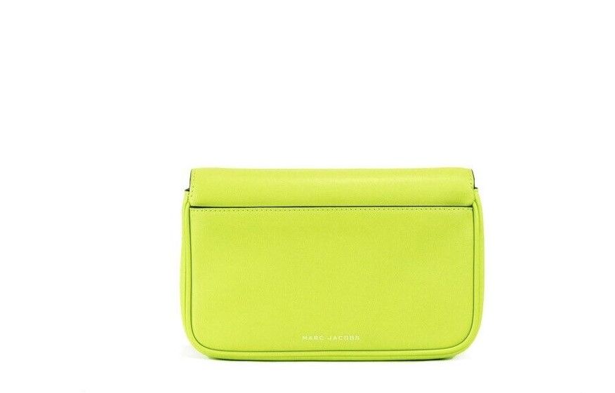- The J Marc Green Glow Smooth Leather Shoulder Crossbody Handbag