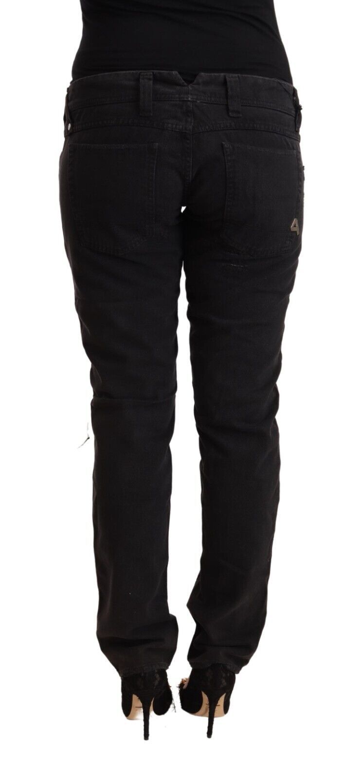CYCLE Low Waist Black Slim Fit Jeans