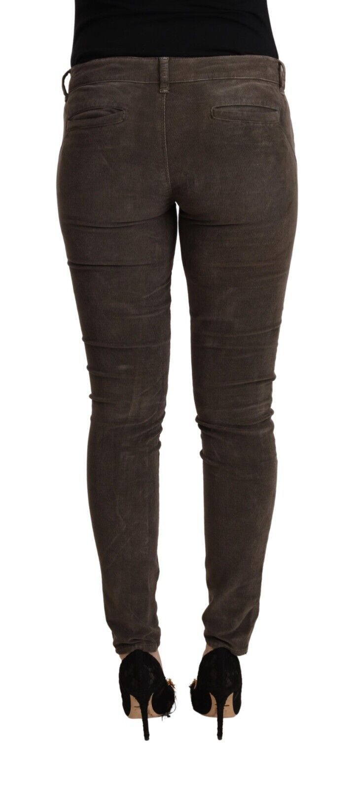 ACHT Brown Skinny Jeans - Effortless Modern Style