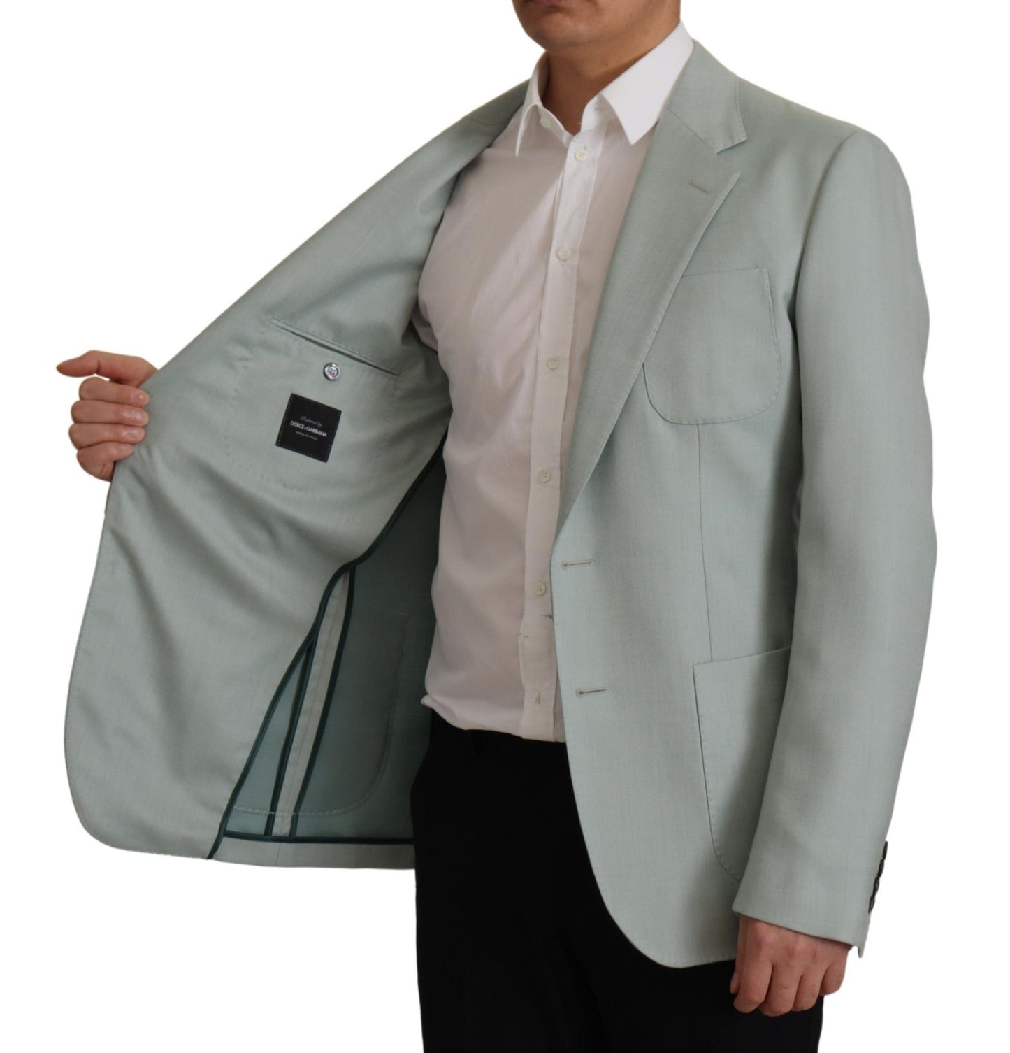 - Elegant Slim Fit Cashmere Silk Blazer Jacket