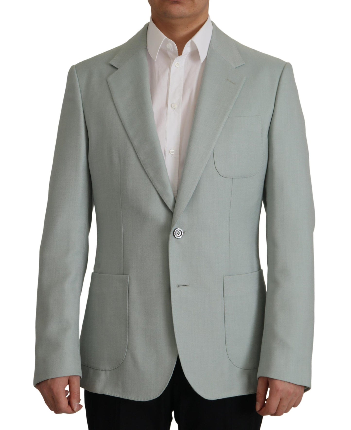 - Elegant Slim Fit Cashmere Silk Blazer Jacket